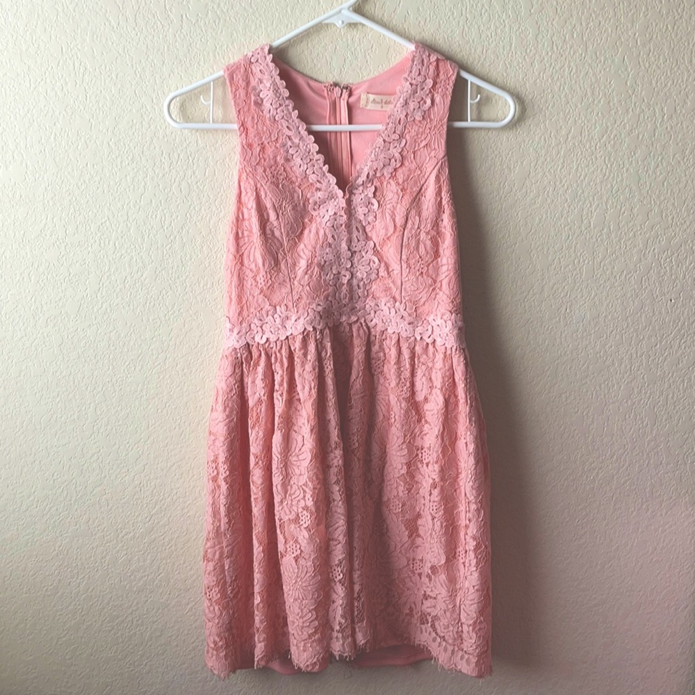 floral lace dress